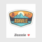 Ashville, Alabama Aufkleber (Blatt)