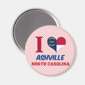 Ashville, North Carolina Magnet (Vorderseite/Rückseite)