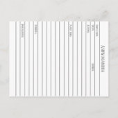 Ashwagandha Materia Medica Herbal Study Card Postkarte (Rückseite)