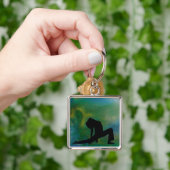 AshwaSancha Yoga-Mädchen - erstklassiger Schlüsselanhänger (Hand)