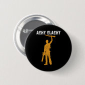 Ashy Slashy Graphic Halloween Phantastisch Apparel Button (Vorne & Hinten)