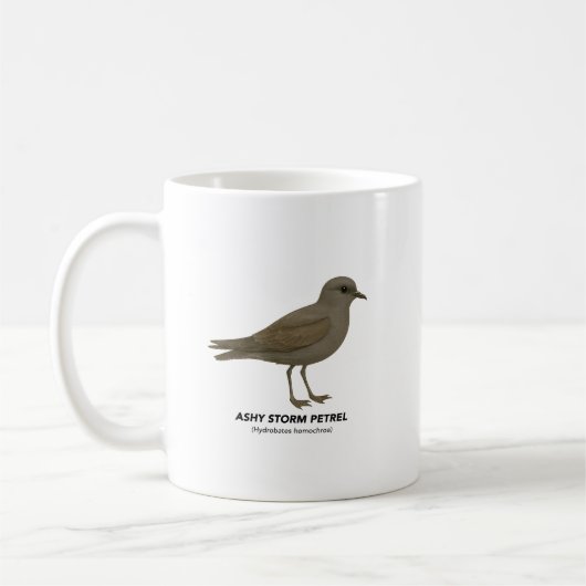 Ashy Storm-Petrel - Vögel in Kalifornien Kaffeetasse (Links)