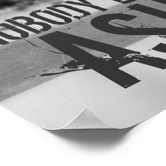 AshyBUTTS Print Poster (Ecke)