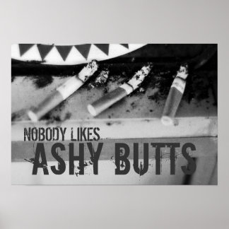 AshyBUTTS Print Poster