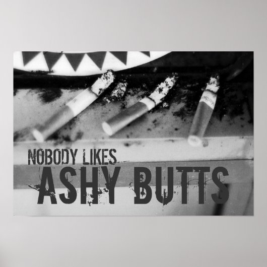 AshyBUTTS Print Poster (Vorne)