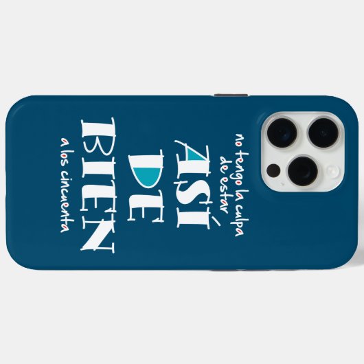 Así de bien a los 50 Case-Mate iPhone hülle (Rückseite (Horizontal))