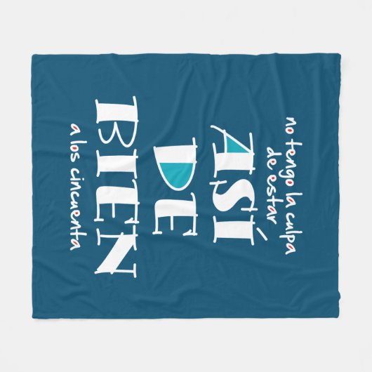 Así de bien a los 50 fleecedecke (Vorderseite (Horizontal))