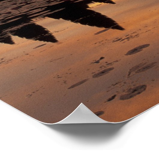 Asia, Cambodia, Siem Reap, Angkor Wat (b. 12th Poster (Ecke)