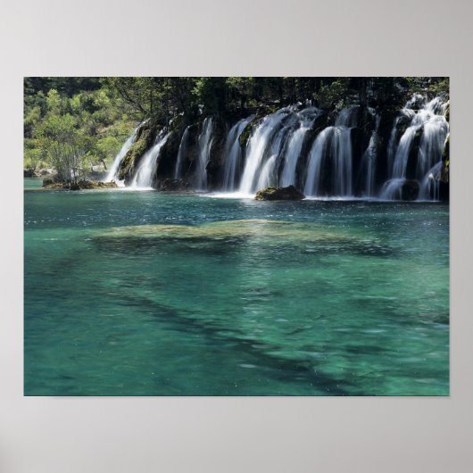 Asia, China, Sichuan Province, Jiuzhaigou Poster (Vorne)