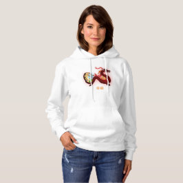 asia dragon color luck balances hoodie