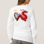 asia dragon color luck balances T-Shirt (Rückseite)
