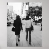 Asia, Japan, Tokyo. Young women on the Ginza. Poster (Vorne)