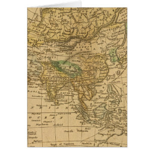 Asia Map von Worcester