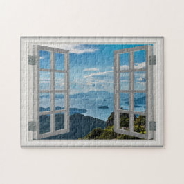Asia Mountains Phantastisch View Fab Ocean Jigsaw  Puzzle