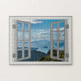 Asia Mountains Phantastisch View Fab Ocean Jigsaw  Puzzle