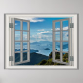 Asia Mountains Phantastisch View Fab Ocean Poster (Vorne)