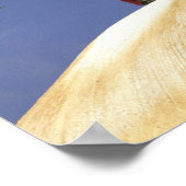 Asia, Nepal, Kathmandu. Bouddhanath Stupa. 2 Poster (Ecke)