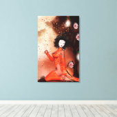 ASIA Orientale Fantasie Art Leinwanddruck (Insitu (Holzboden))