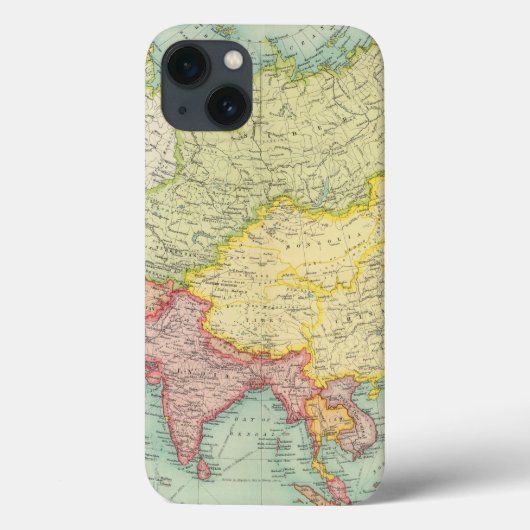 Asia political atlas map Case-Mate iPhone hülle (Rückseite)