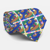 Asia Travel Neck Tie Krawatte (Gerollt)
