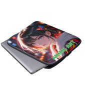 Asian anime cute girl design laptopschutzhülle (Vorne Knopf)