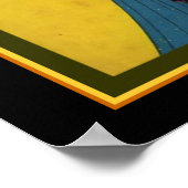 Asian Art Deco Print by Frank Mackintosh 16x20 Poster (Ecke)