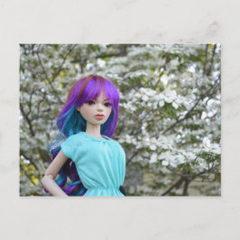 Asian Ball-Jointed Doll Mirodoll Mika Postkarte