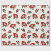 Asian Bird Deko Geschenkpapier (Flach)