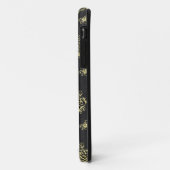 Asian Black and Gold Glitzer Florish iPhone Case-Mate iPhone Hülle (Hinten/Links)