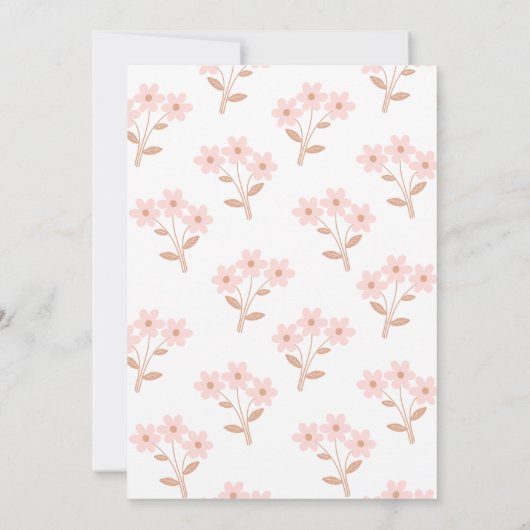 Asian Black Hair Ballerina Two Tu Niedliche Geburt Einladung (Rückseite)