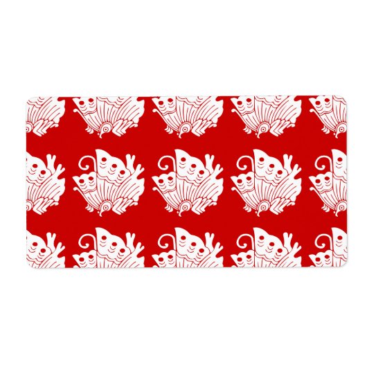 Asian Butterfly Japanese Kamon Design (Vorne)