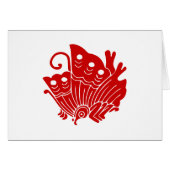Asian Butterfly Japanese Kamon Design (Vorderseite (Horizontal))