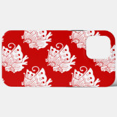 Asian Butterfly Japanese Kamon Design Case-Mate iPhone Hülle (Rückseite (Horizontal))