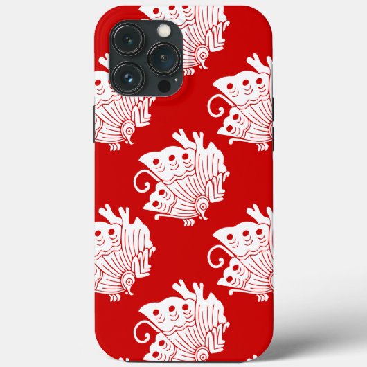 Asian Butterfly Japanese Kamon Design Case-Mate iPhone Hülle (Rückseite)