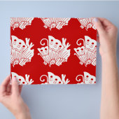 Asian Butterfly Japanese Kamon Design Flyer (Hand)
