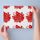 Asian Butterfly Japanese Kamon Design Flyer (Hand)