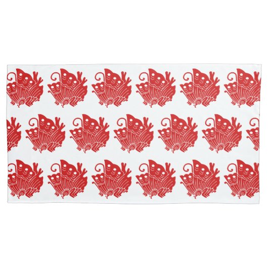 Asian Butterfly Japanese Kamon Design Kissenbezug (Vorderseite-Links)