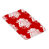 Asian Butterfly Japanese Kamon Design Magnet (Rechte Seite)