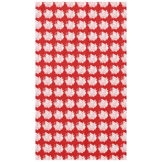 Asian Butterfly Japanese Kamon Design Tischdecke (Vorderseite)