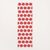 Asian Butterfly Japanese Kamon Design Yogamatte (Vorderseite)