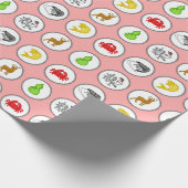 Asian Dice Game | Garnelenkrebse / BæCua Cá Cæ Geschenkpapier (Ecke)