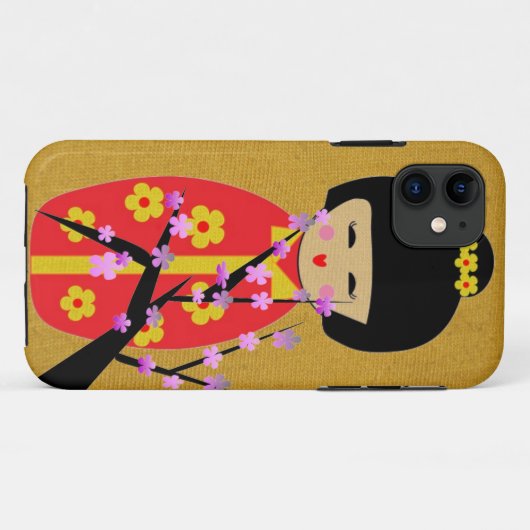 Asian Dolls Case-Mate iPhone Hülle (Rückseite (Horizontal))