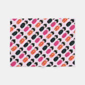 Asian Dolls Fleecedecke (Vorderseite (Horizontal))