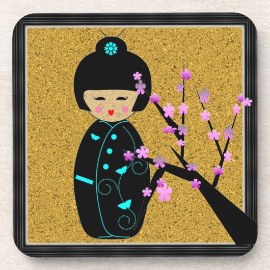 Asian Dolls Getränkeuntersetzer (Vorderseite)