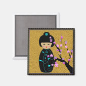 Asian Dolls Magnet (Vorderseite/Rückseite)
