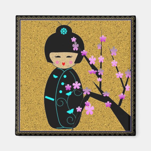 Asian Dolls Magnet (Vorne)