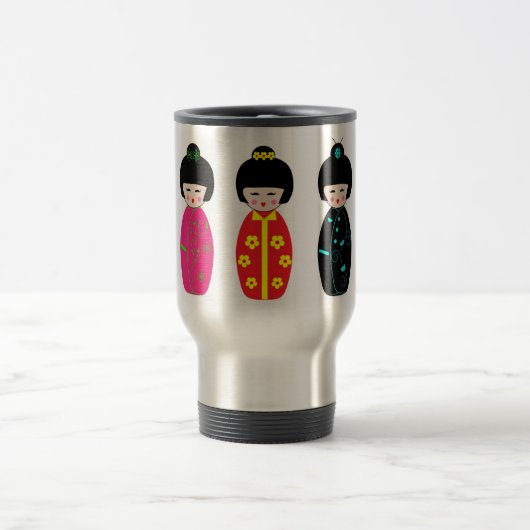 Asian Dolls Reisebecher (Mittel)