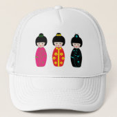 Asian Dolls Truckerkappe (Vorderseite)