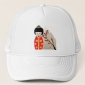 Asian Dolls Truckerkappe (Vorderseite)