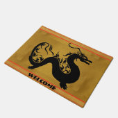 Asian Dragon Door Mat Fußmatte (Schrägansicht)